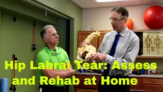 Hip Labral Tear Stretches amp Exercises  Ask Doctor Jo [upl. by Nylasoj]