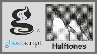 Ghostscript Tutorial  How to print halftones from laser printer using Ghostscript [upl. by Bez]