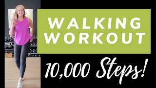 10000 Steps Walking Workout  Walk at Home with Marion  Knee Friendly No Talking Cardio Workout [upl. by Welcy646]