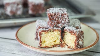 Lamington Cake Recipe  How To Make Lamingtons  Lamingtons Recipe [upl. by Wasson]