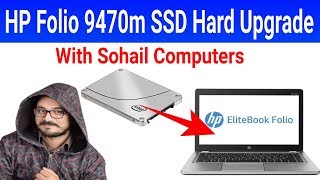 How To Upgrade SSD On HP Elitebook Folio 9470M [upl. by Miksen]