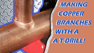 Making Copper Branches With a TDrill [upl. by Edith]