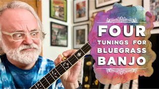 Four Common and Useful Tunings for Bluegrass Banjo [upl. by Sheng73]