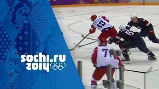 Ice Hockey  Mens Group A  USA v Russia  Sochi 2014 Winter Olympics [upl. by Tybalt]