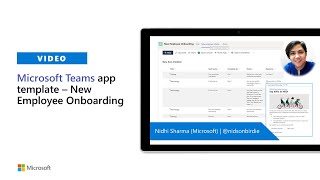 Introducing New Employee Onboarding  a Microsoft Teams app template [upl. by Amsirhc]