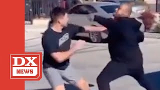 Wack 100 Gets In Bloody Parking Lot Fight With 2 White Men Who Allegedly Called Him A Racial Slur [upl. by Bamford]