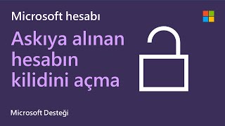 Askıya alınmış bir Microsoft hesabının kilidi nasıl açılır  Microsoft [upl. by Leddy]