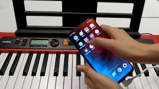 Casio CT S200 2 How to connect to Chordana Play Application [upl. by Sankaran]