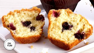 How to Make LOADED Blueberry Streusel Muffins [upl. by Trip]