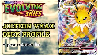 Jolteon VMAX Evolving Skies deck list prelaunch [upl. by Parrie]