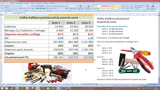 Chiffre daffaires prévisionnel  Exercice commenté [upl. by Atiluap]