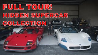 FULL TOUR  MASSIVE SUPERCAR amp HYPERCAR COLLECTION [upl. by Idissac237]