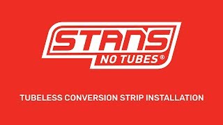 Tubeless Conversion Strip Installation [upl. by Arhat607]