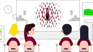 Colour Blind Awareness Education Animation 1ineveryclassroom 2019 [upl. by Netsew]