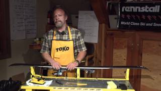 Toko Serviceman Willi Wiltz Presents Ski Waxing for Racing [upl. by Idissac]