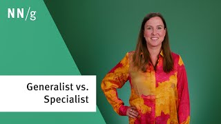 Generalist vs Specialist UX Designers [upl. by Judy]