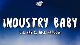 Lil Nas X  Industry Baby Lyrics ft Jack Harlow [upl. by Nothgiel]