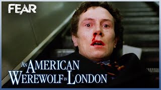 A Wolfman on The London Underground  An American Werewolf In London 1981 [upl. by Necyrb]