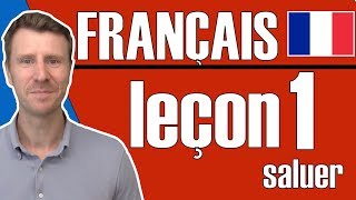 Comment saluer en français Cours de français niveau débutant A1 [upl. by Yehtomit]