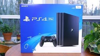 PlayStation 4 Pro Unboxing Setup and First Impressions [upl. by Nimaj195]