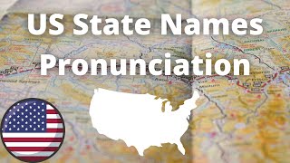 US State Names Pronunciation  American Accent [upl. by Fiore]