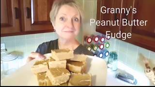 GRANNYS OLD FASHIONED PEANUT BUTTER FUDGE – RECIPE INCLUDED [upl. by Amikat]