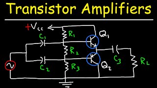 Transistor Amplifiers  Class A AB B amp C Circuits [upl. by Mchenry295]