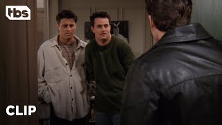 Friends Chandler Kicks Out His Annoying Roommate Eddie Season 2 Clip  TBS [upl. by Nevlin]