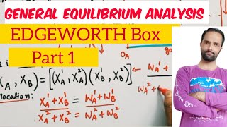 General equilibrium walrasian equilibrium Marshallian equilibrium edgeworth box [upl. by Eilsek165]