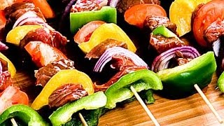 Brochettes de boeuf marinées [upl. by Enitsua]