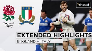 England v Italy  EXTENDED Highlights  Super May Finish In 8 Try Match  2021 Guinness Six Nations [upl. by Abeh]