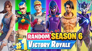 The RANDOM SEASON 6 Challenge in Fortnite [upl. by Nevai]