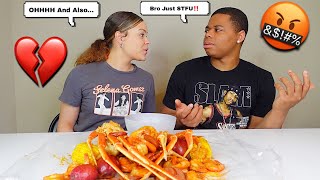 TALKING Over My BOYFRIEND Every Time He Talks For The ENTIRE Video Seafood Boil Mukbang [upl. by Aztinay]