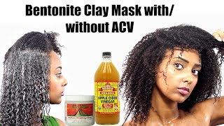 Bentonite Clay Hair Mask for Curl Definition  Low Porosity Coarse Texture Type 4 Natural Hair [upl. by Filip]