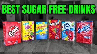 Best Sugar Free Drinks l Taste Test Starburst Skittles KoolAid Powder Drink Mixes [upl. by Alessandro]