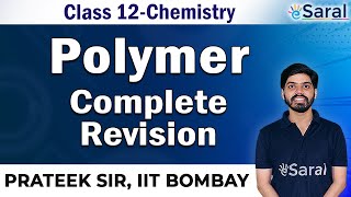 Polymers One Shot  Class 12 Chemistry  JEE  NEET  All Concepts Tricks amp PYQs  eSaral [upl. by Pratte564]