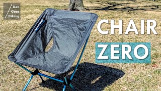 Helinox Chair Zero  Full Review [upl. by Nalani]