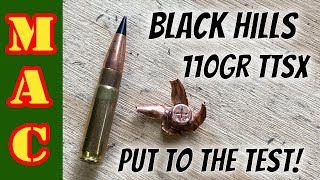 TEST Black Hills 300BLK 110gr TTSX [upl. by Cyd217]