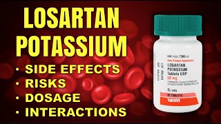 Losartan uses and side effects  19 MUST KNOW tips [upl. by Atinuhs420]