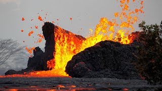 Scenes from the Volcanic Eruption in Hawaii Lava Ash and Toxic Fumes [upl. by Eibloc]