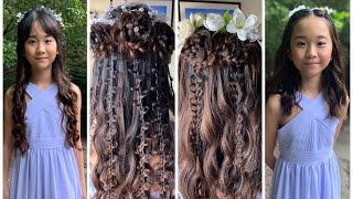 Flower Braid For Flower Girls With Janet And Kate [upl. by Dayna]