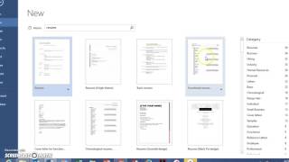 ¿Cómo crear resumés en Word 2013 [upl. by Morissa661]