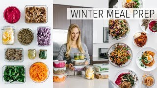 MEAL PREP for WINTER  healthy recipes  PDF guide [upl. by Etyak]