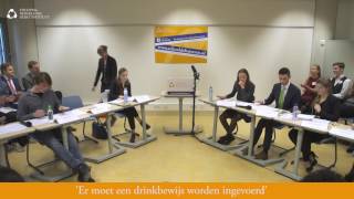 DEBAT  NK Debatteren havovwo  Invoeren drinkbewijs 2017 [upl. by Ahsitil704]