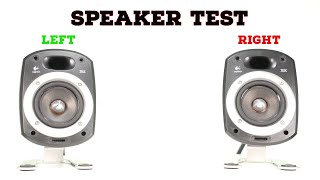 EASIEST Left and Right speaker test 1 [upl. by Dumanian]