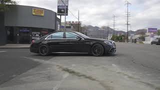 2019 S63 Sedan with VERY Loud Custom Exhaust [upl. by Cherian]