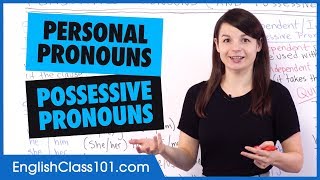 Personal Pronouns and Possessives  Basic English Grammar [upl. by Ahsinyt]