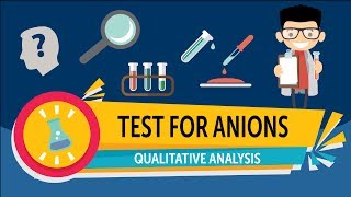 Qualitative Analysis  Test for Anions [upl. by Eberhart902]