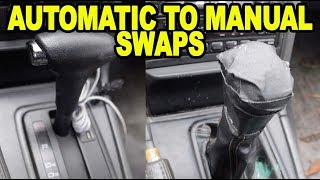 Automatic to Manual Transmission Swaps Is It Worth It [upl. by Ynattir]