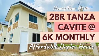 House Tour 10  Affordable 2BR Jasmine Duplex  The Palm Residences  House amp Lot Tanza Cavite [upl. by Hernardo725]